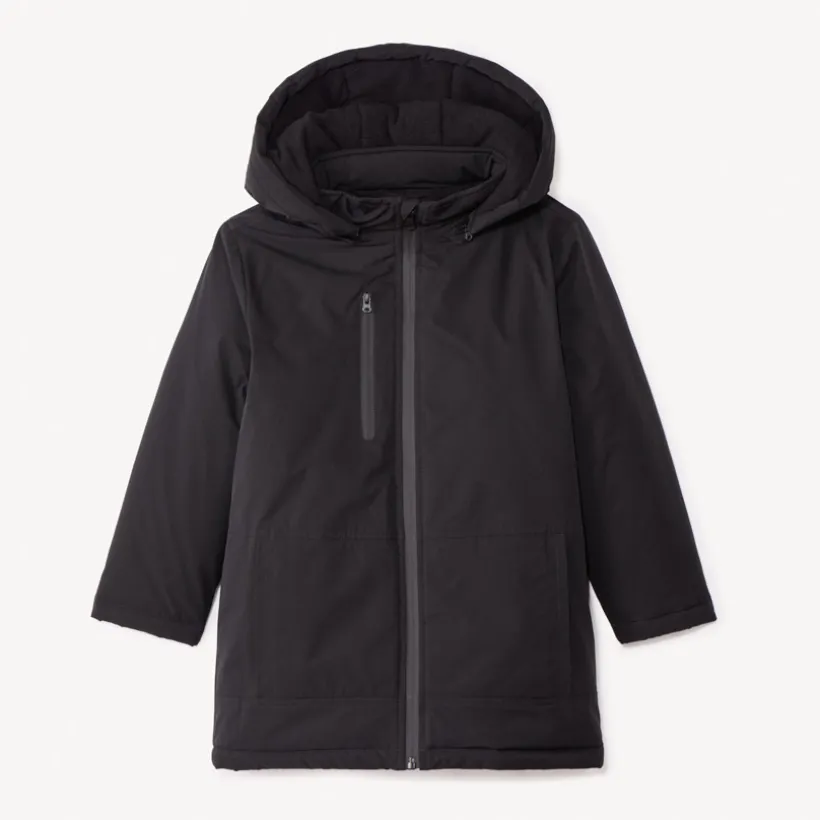 Parka rembourrée avec capuche amovible pour garçon