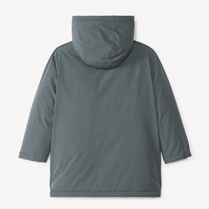 Parka rembourrée avec capuche amovible pour garçon