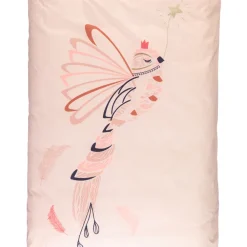 Parure de lit avec housse de couette et taie d'oreiller Magic bird