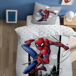 Parure de lit 140x200 cm imprimé Spiderman Marvel