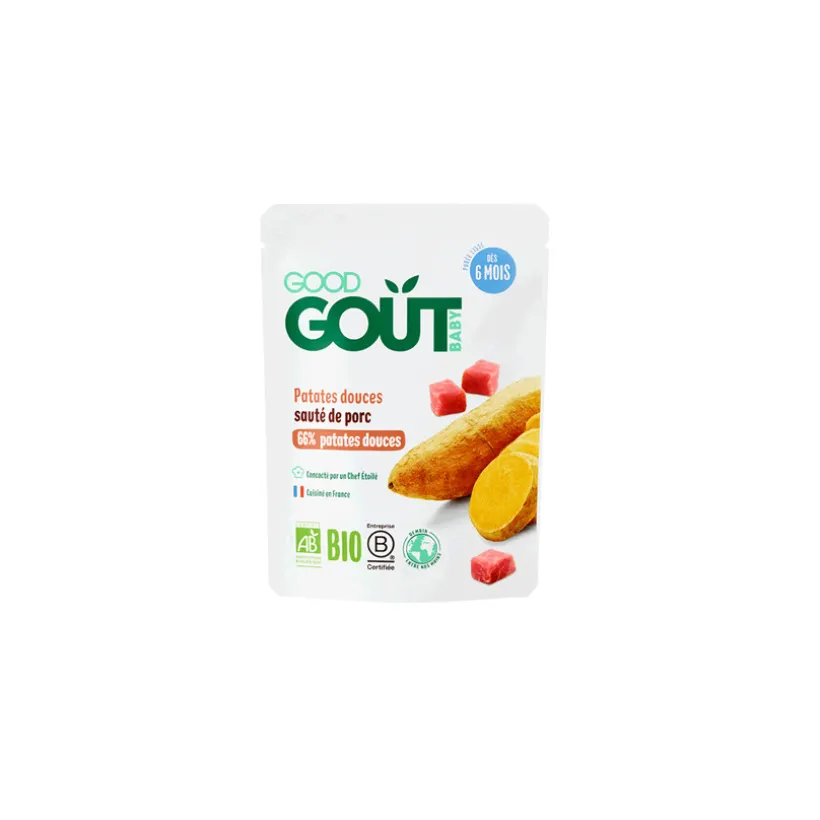Patates douces et sauté de porc - 190g