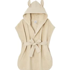 Peignoir de bain 0-2ans bambou et gaze de coton Mix Match Biscuit