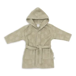 Peignoir de bain éponge 1-2 ans en jacquard Miffy olive green