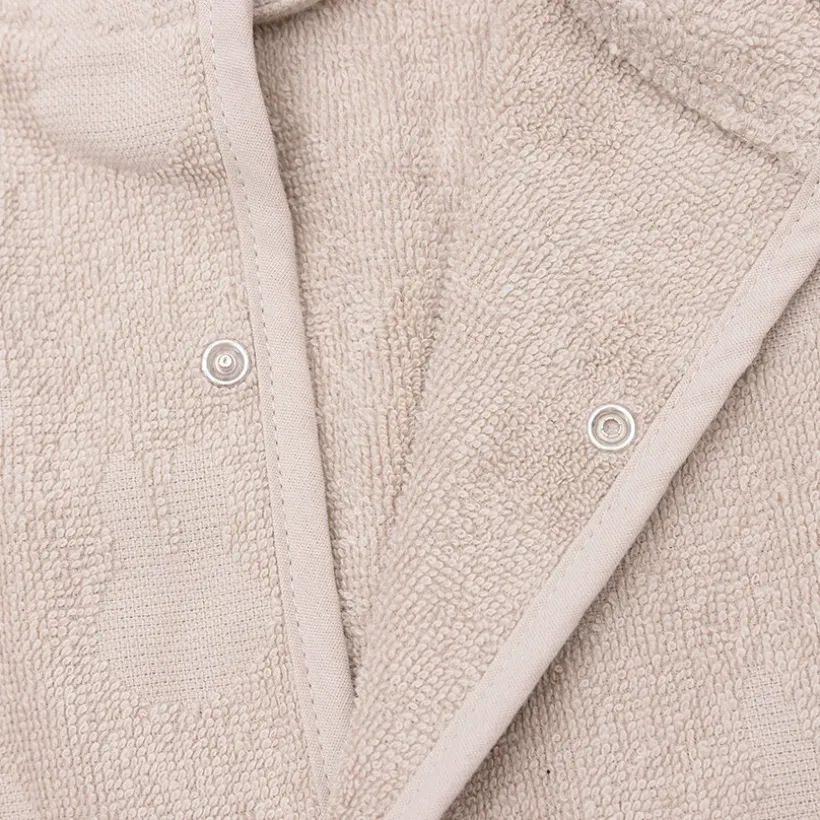 Peignoir de bain éponge 1-2 ans en jacquard Miffy nougat