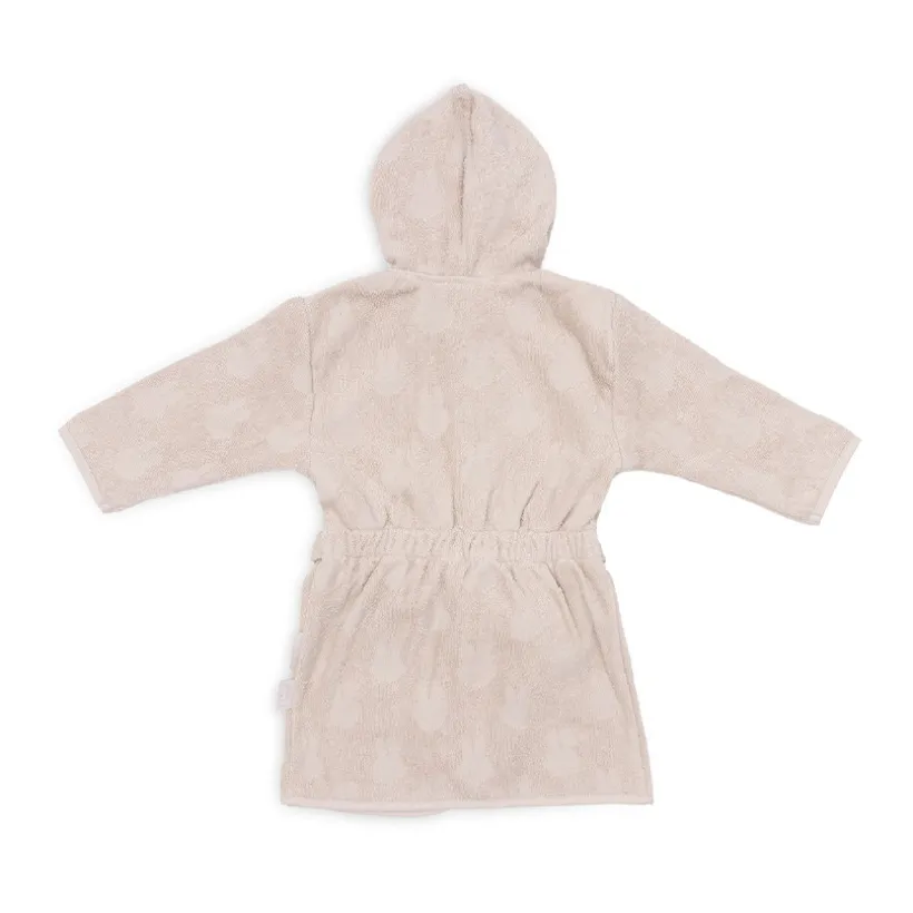 Peignoir de bain éponge 3-4 ans en jacquard Miffy nougat