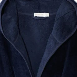 Peignoir éponge uni à capuche pour garçon