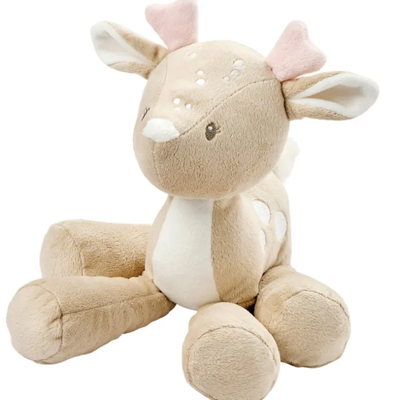 Peluche biche - Fanfan - Sable -30 cm
