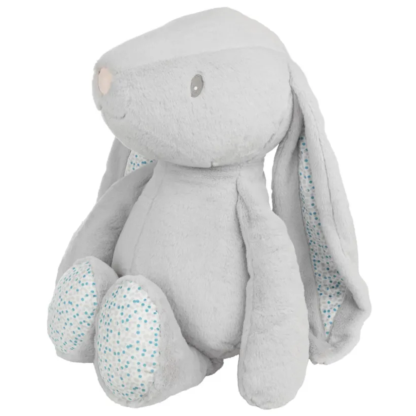 Peluche 60cm Célestin le lapin gris