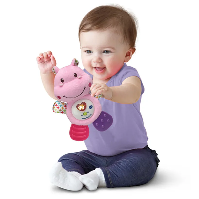 Peluche Croc'Hippo Rose