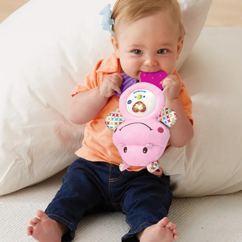 Peluche Croc'Hippo Rose