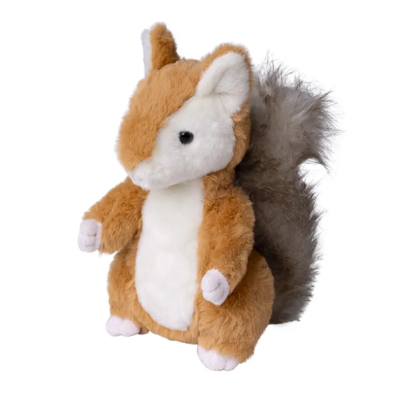 Peluche écureuil 25cm marron