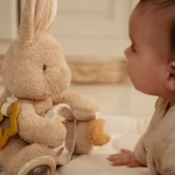 Peluche d'activité lapin Newborn Natural 36 cm