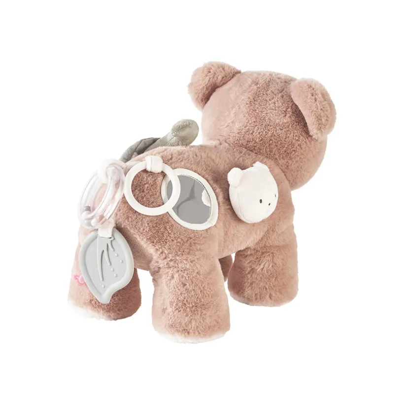 Peluche d'activités Lily l'ours rose