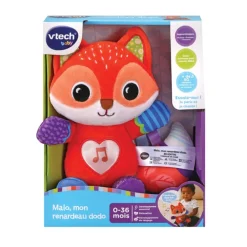 Peluche d'activités Malo - Mon renardeau Dodo