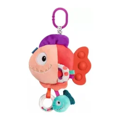 Peluche d'activités pop-it Play+ piranha rouge