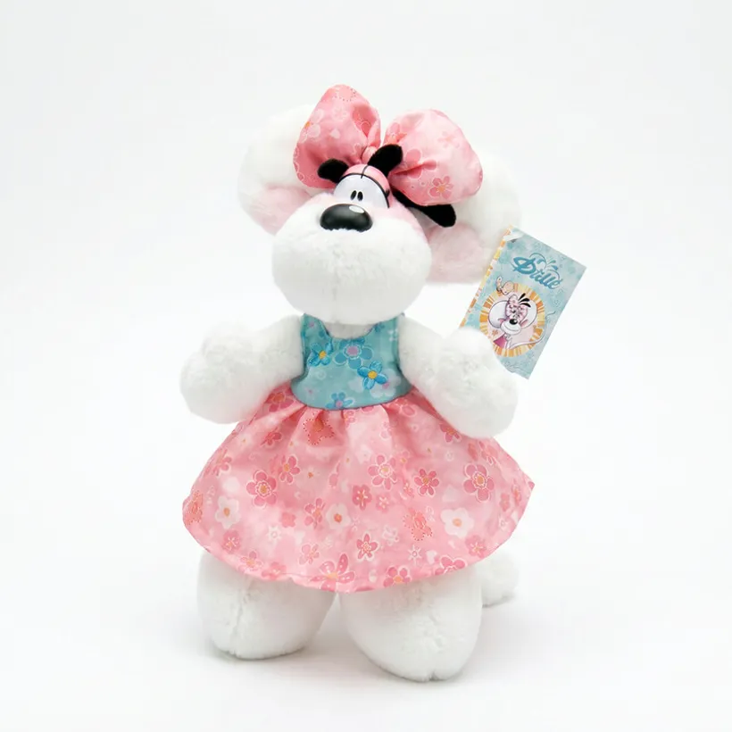 Peluche Diddlina en robe d'été - 20 cm