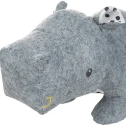 Peluche en feutrine forme hippopotame