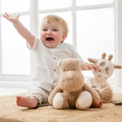 Peluche - Girafe Teddy - Ecru - 30cm