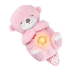Peluche interactive Ma Loutre Câlins Bonne Nuit rose