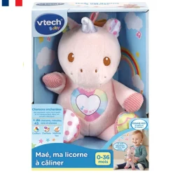 Peluche interactive Maé ma licorne à câliner
