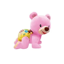 Peluche interactive ourson 1,2,3 suis-moi - Rose