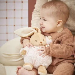 Peluche lapin Patapouf rose