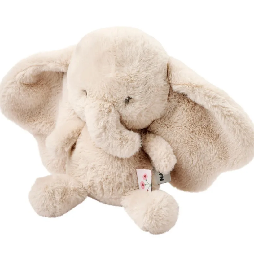 Peluche éléphant - Fanfan - Sable - 30 cm