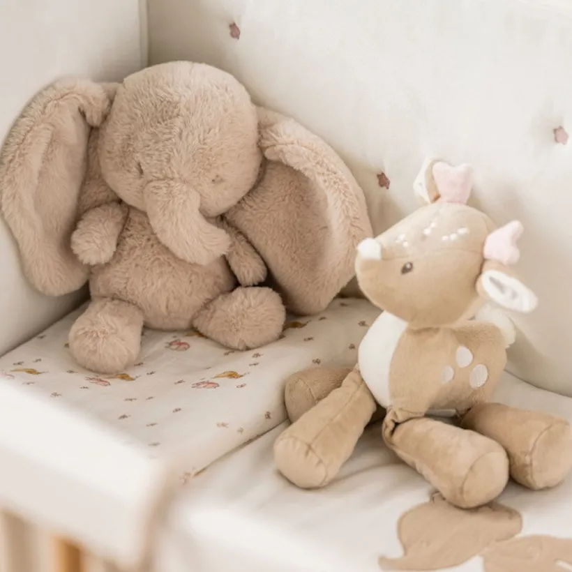 Peluche éléphant - Fanfan - Sable - 30 cm