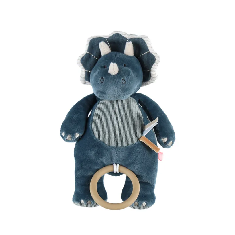 Peluche mini-musicale en veloudoux - Dino