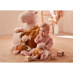 Peluche mini musicale Tiga Girafe en veloudoux