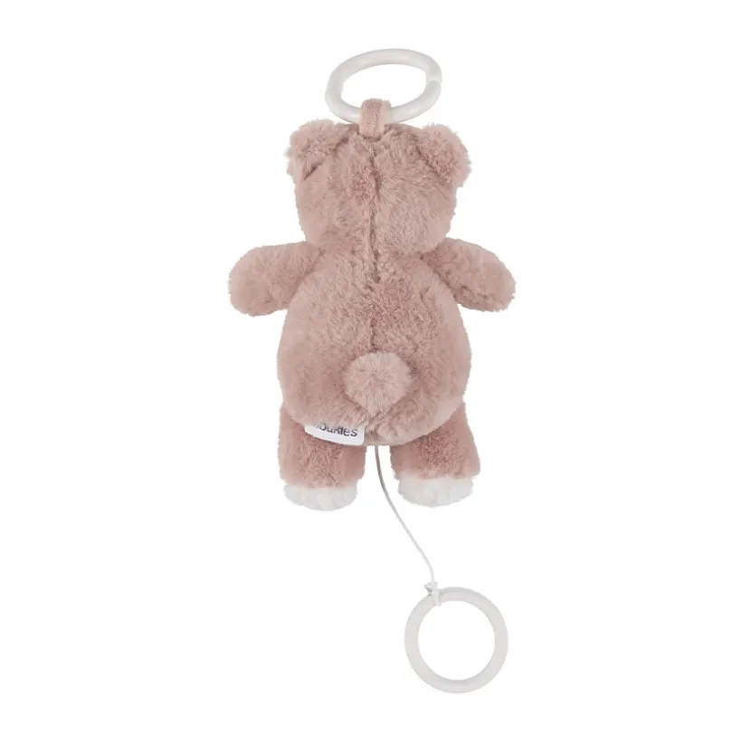 Peluche musicale 20cm Lily l'ours rose
