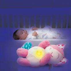 Peluche musicale Mon Chaton douce nuit rose