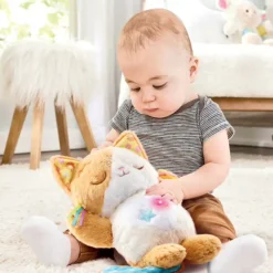 Peluche musicale Mon Chaton douce nuit orange
