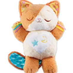 Peluche musicale Mon Chaton douce nuit orange