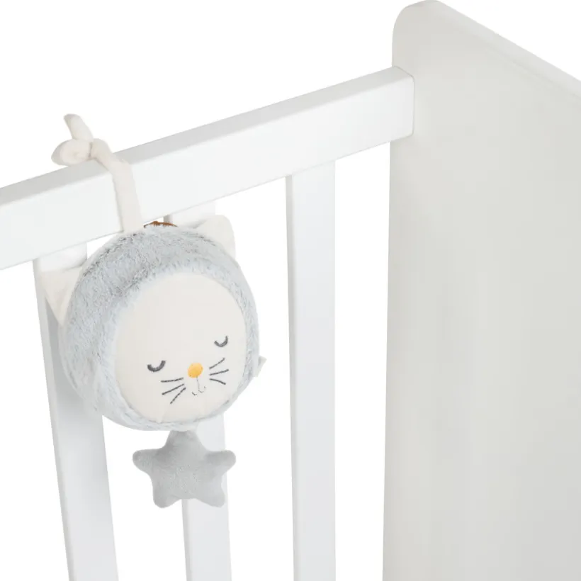 Peluche musicale tête de chat