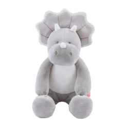 Peluche Ops en veloudoux 25 cm greige