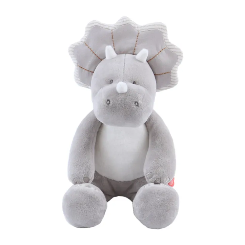 Peluche Ops en veloudoux 25 cm greige