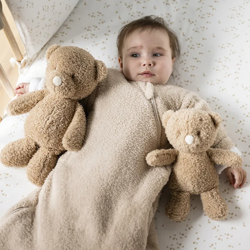 Peluche ours - 24 cm - Teddy bébé - Caramel