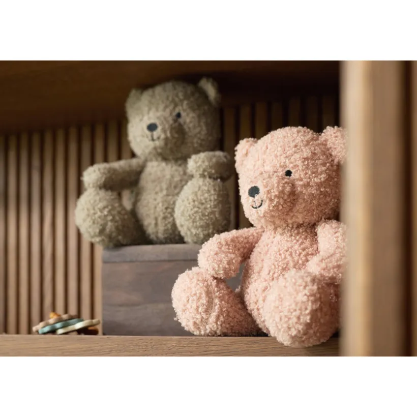 Peluche Ours en bouclettes Teddy Bear wild rose