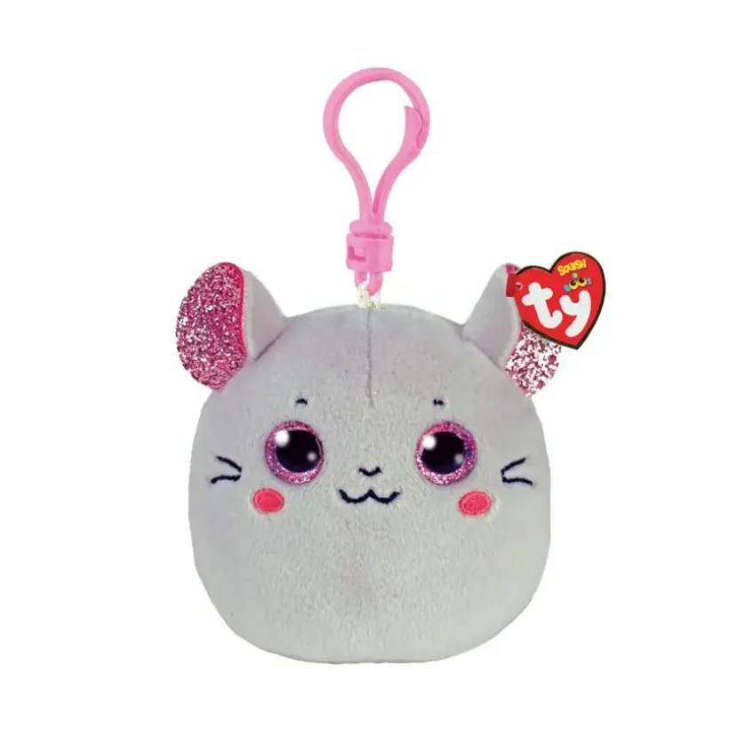 Peluche Squish a Boo's clip - Catnip la souris