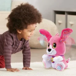Peluche Toutou Parle avec Moi - Rose