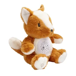 Peluche veilleuse avec projecteur Gaspard le renard