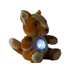 Peluche veilleuse avec projecteur Gaspard le renard