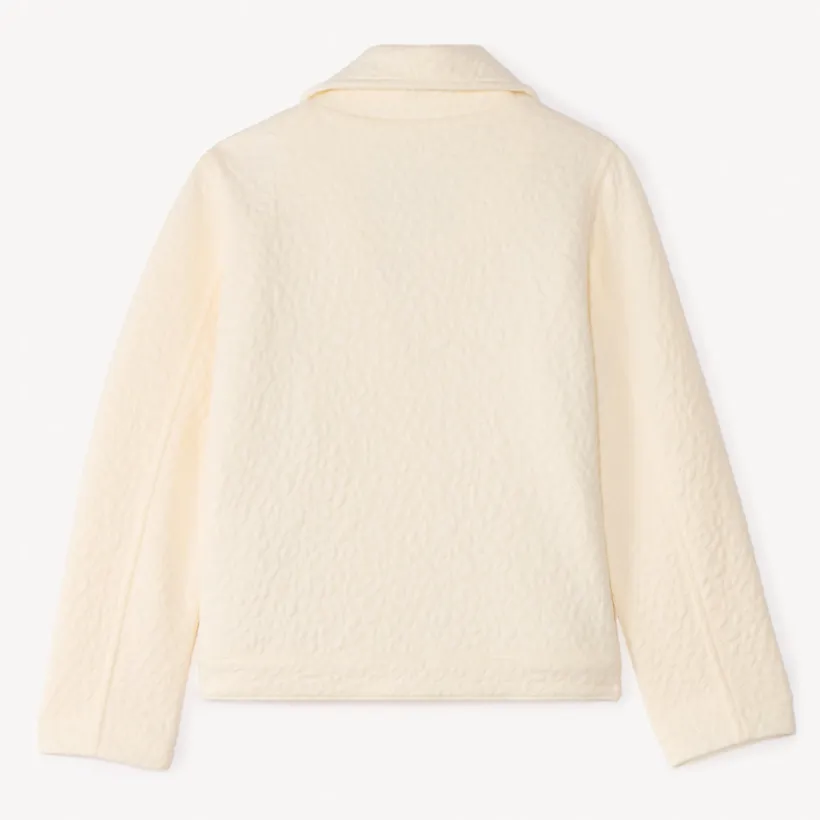 Perfecto en jacquard texturé léopard pour fille