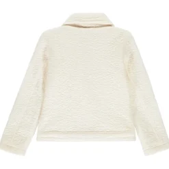 Perfecto en molleton jacquard fleurie pour fille