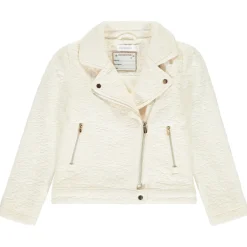 Perfecto en molleton jacquard fleurie pour fille