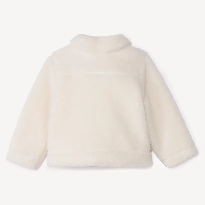 Perfecto en sherpa moutonné pour bébé fille