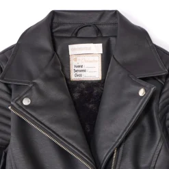 Perfecto en simili cuir doublé sherpa pour fille