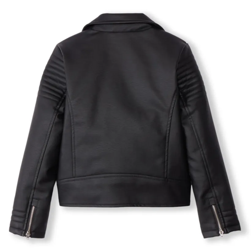 Perfecto en simili cuir doublé sherpa pour fille