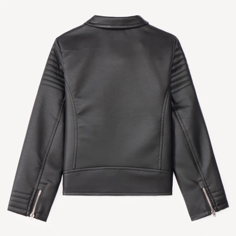 Perfecto esprit biker en simili cuir pour fille